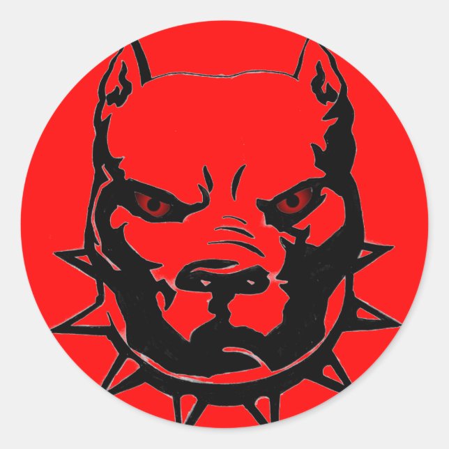 PITBULL STICKERS PKG OF 20 (Front)