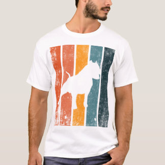 pitbull t-shirt design vintage
