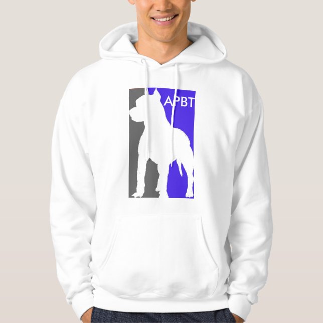 Pitbull T-Shirt Hoodie (Front)