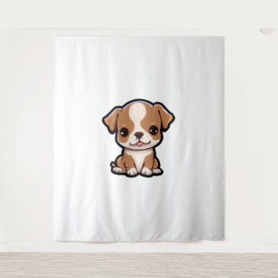 Pitbull T-shirt street style Tapestry