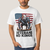 Pitbull Veterans No Kings Proud Dog Lover Gift