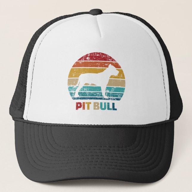 Pitbull vintage trucker hat (Front)