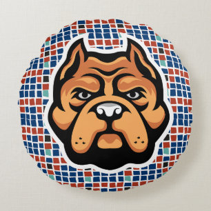 Pitbulls are made for HUGS, not for things. Round Cushion