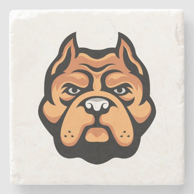 Pitbulls are made for HUGS, not for things. Stone Coaster (Front)