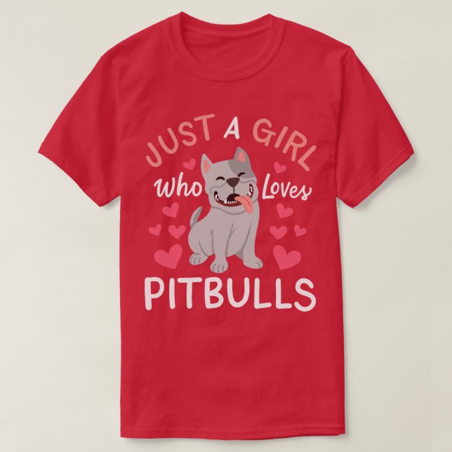 Pitbulls Pitbull Lover T-Shirt (Design Front)