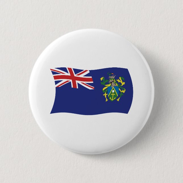 Pitcairn Islands Flag Button (Front)