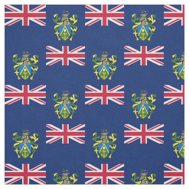 Pitcairn Islands Flag Fabric (Swatch)