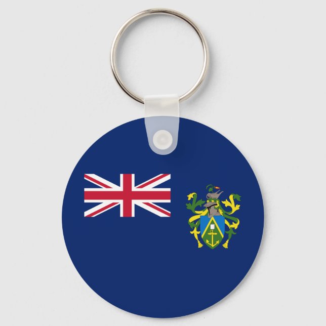 Pitcairn Islands Flag Key Ring (Front)