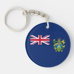 Pitcairn Islands Flag Key Ring