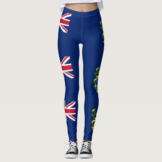 Pitcairn Islands Flag Leggings (Front)