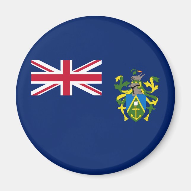 Pitcairn Islands Flag Magnet (Front)