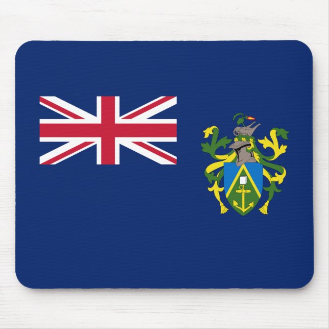 Pitcairn Islands Flag Mouse Mat (Front)