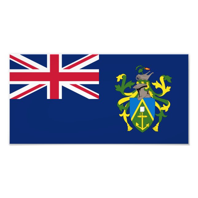 Pitcairn Islands Flag Photo Print (Front)