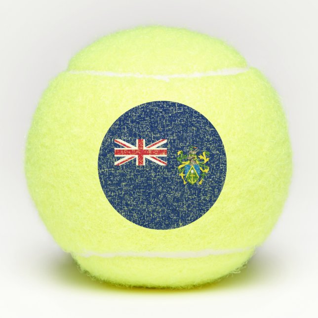 Pitcairn Islands Flag Tennis Balls (Front)