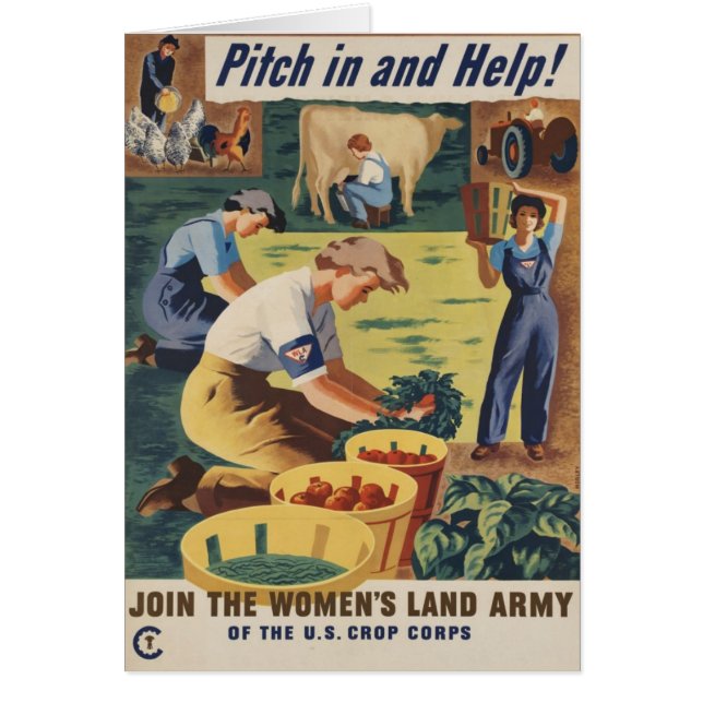 Pitch in and Help Join the Women's Land Army (Front)