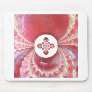 Pitch Kaleidoscope: Cricket Balls The Game's Heart Mouse Mat