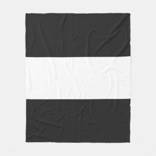 Pitch Pastel & Soft White Bar Design Fleece Blanket