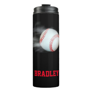 Pitch The Ball Baseball Team Player Personalised Thermal Tumbler