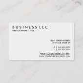 pitcher. business card (Back)