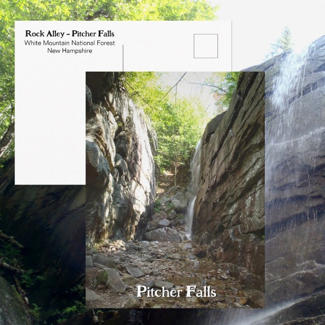 Pitcher Falls Rock Alley White Mountains NH Postcard (Creator Uploaded)
