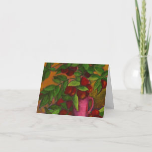 Pitcher of Plums Notecard