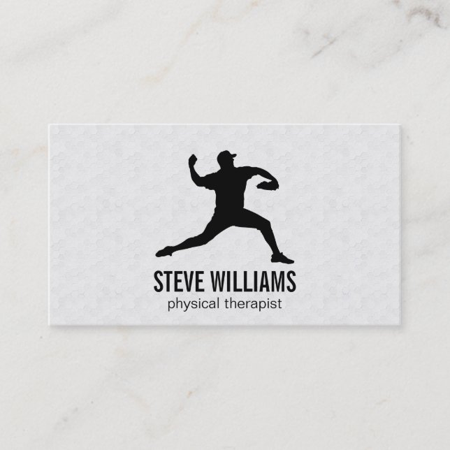 Pitcher (variation) | Sports Business Card (Front)