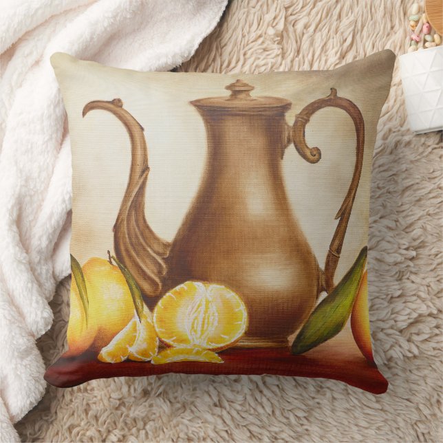 Pitcher with Oranges Cushion (Blanket)