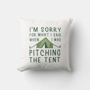 Pitching The Tent Cushion