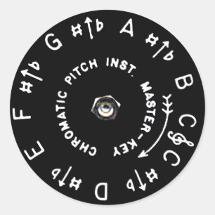 Pitchpipe Classic Round Sticker