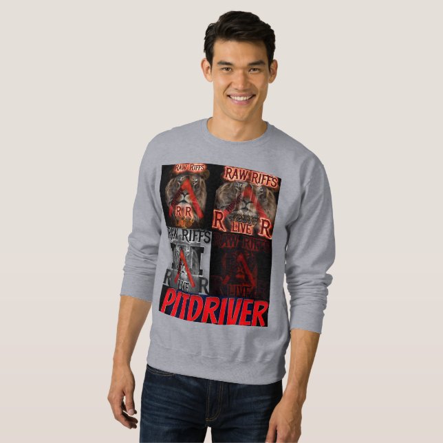 PitDriver Raw Riffs Live Albums Sweat Shirt (Front Full)