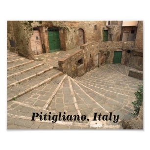 Pitigliano Italy Green Doors Photo Print