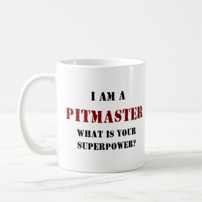 pitmaster coffee mug (Left)