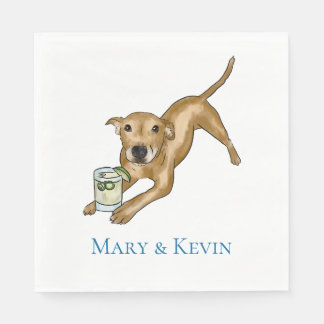 Pitmix Dog Napkin
