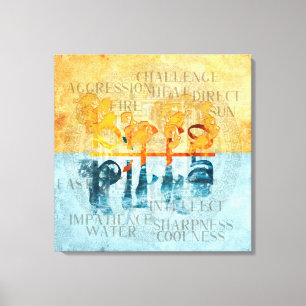 PITTA DOSHA - Wrapped Canvas