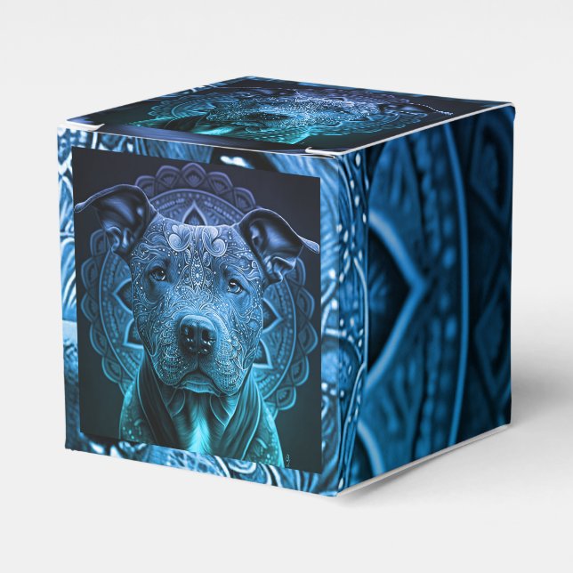 Pittbull Dog Breed Favour Box (Front Side)