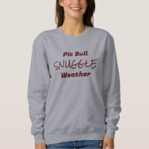 Pittie As A Flower Snuggle Sweatshirt