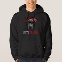 Pittie Grandma Pitbull Granny Dog Lovers Grandmoth