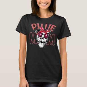 Pittie Mum Cute Dog Wearing Glasses Puppy  Mother' T-Shirt