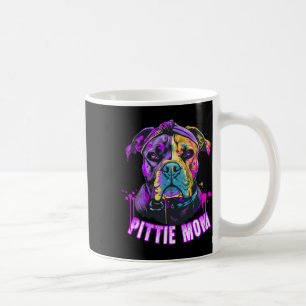Pittie Mum Pitbull Dog Lovers Mothers Day  Coffee Mug