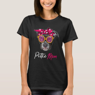 Pittie Mum Pitbull Dog  Mothers Day Women Grandma T-Shirt