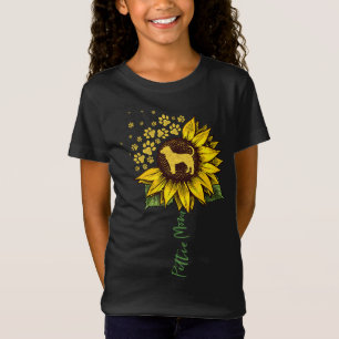 Pittie Mum Sunflower Pitbull Lover Gifts Dog Mum M T-Shirt