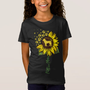 Pittie Mum Sunflower Pitbull Lover Gifts Dog Mum M T-Shirt
