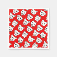 "Pittie Pittie Please!" Dog Illustration Pattern