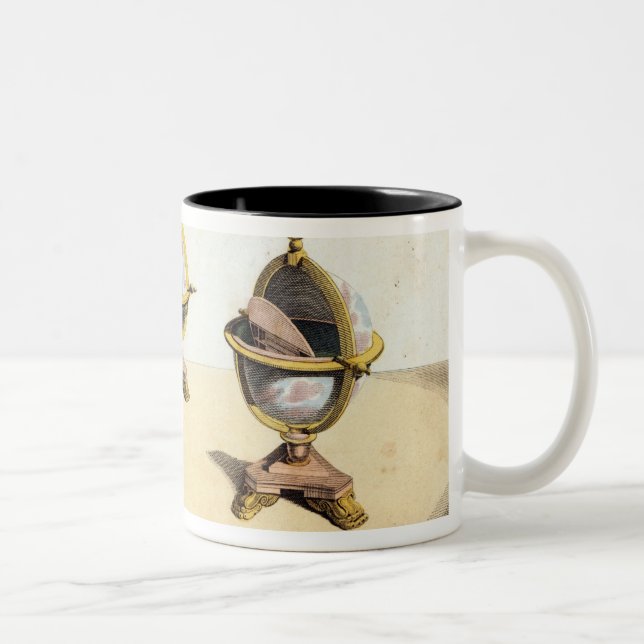 Pitt's Cabinett Globe Writing Table Two-Tone Coffee Mug (Right)