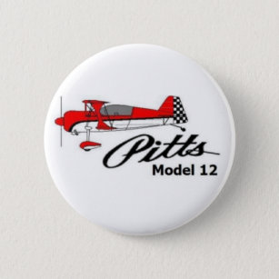 Pitts Model 12 6 Cm Round Badge