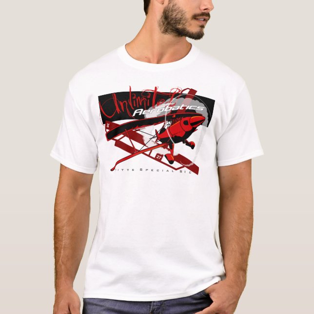 Pitts Special Unlimited Aerobatic Aeroplane T-Shirt (Front)
