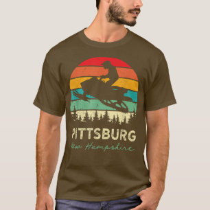 Pittsburg New Hampshire Snowmobile Riding Cool Sno T-Shirt