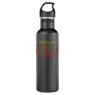 PITTSBURG STATE UNIVERSITY DISTRESSED PS-MERCH-2  710 ML WATER BOTTLE