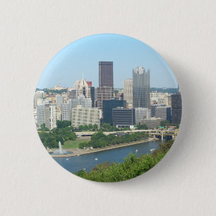 Pittsburgh 6 Cm Round Badge