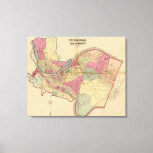 Pittsburgh and Allegheny Canvas Print